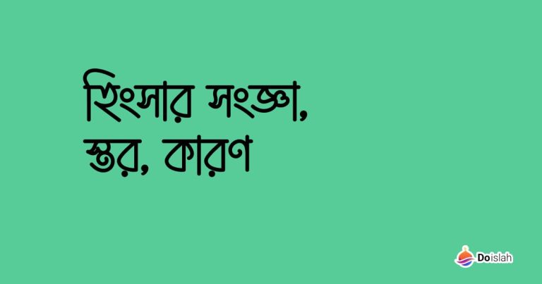 হিংসার সংজ্ঞা,স্তর,কারণ